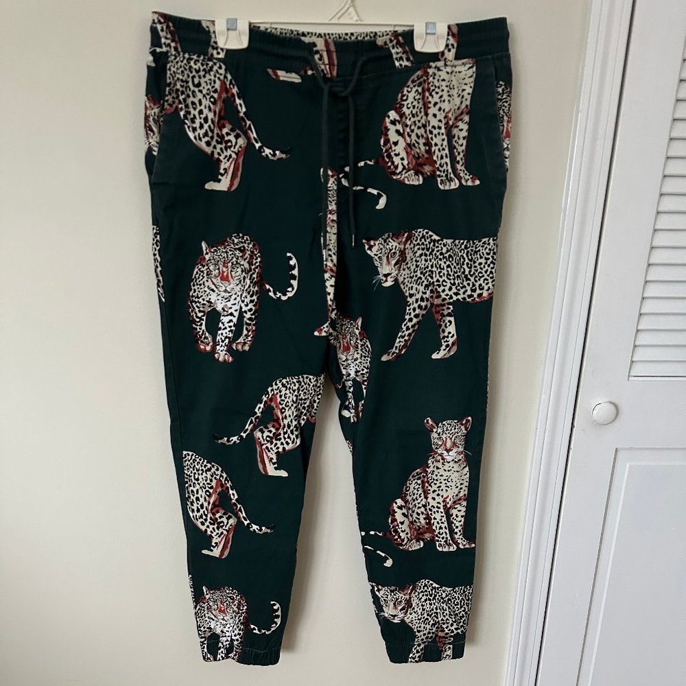 Leopard Twill Jogger (XXL)